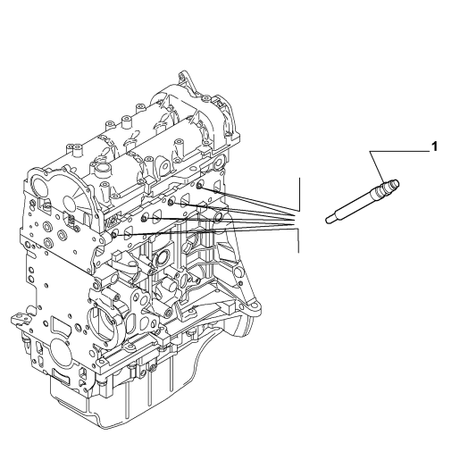 Bujie incandescenta Fiat Doblo 1.3 Diesel - 0046796050