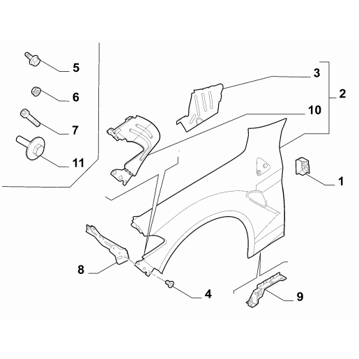 50549518_Aripa_dreapta_fata_Alfa Romeo Giulia
