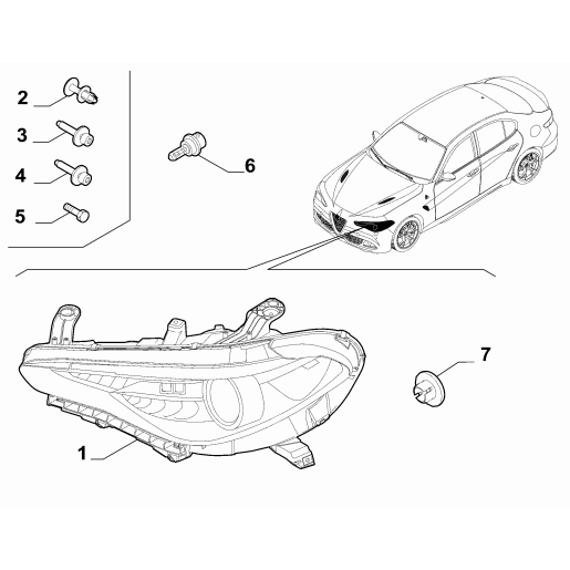 50564103_Far stanga Alfa Romeo Giulia 2000-2200 cmc, 210-280 CP