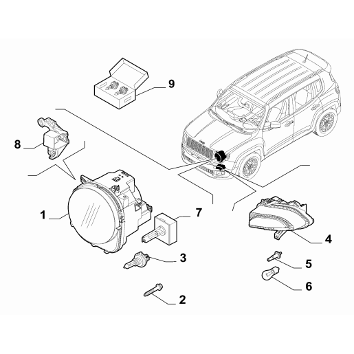 Far Dreapta 0052102753 Jeep Renegade 1.6 Diesel 120 CP
