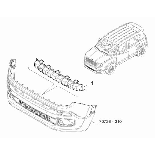 Absorbant Soc Bara Fata 0052091045 Jeep Renegade Benzina 120–150 CP