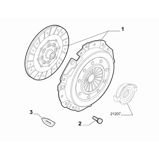 55241162_Kit Ambreiaj Alfa Romeo Giulietta | MoparStore - 2.0L Diesel, 140 CP