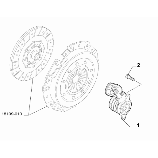 Rulment presiune ambreiaj Fiat Ducato 2.3 Diesel 130 CP cod 0055248403