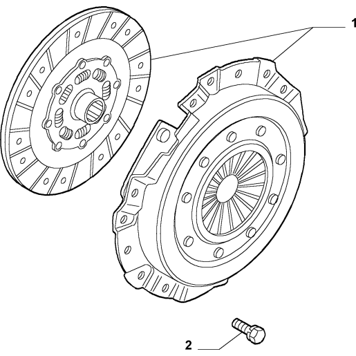55274384_Kit Ambreiaj Alfa Romeo Giulia | MoparStore - 2.2L Diesel, 210 CP