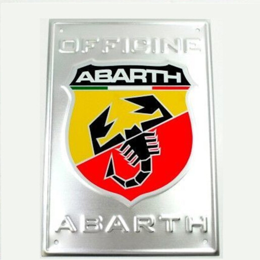 Logo Abarth din aluminiu, accesoriu original | Cod 0059106323 | Moparstore
