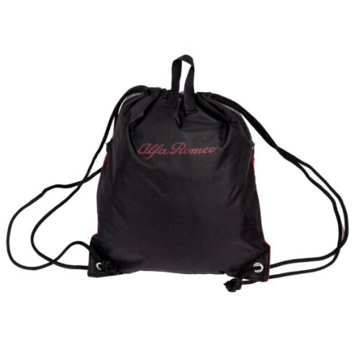 Rucsac cu siret Alfa Romeo gri si rosu cod 6002351292