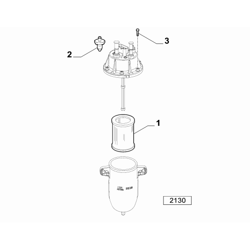 Filtru combustibil Alfa Romeo Fiat Jeep 0077367623