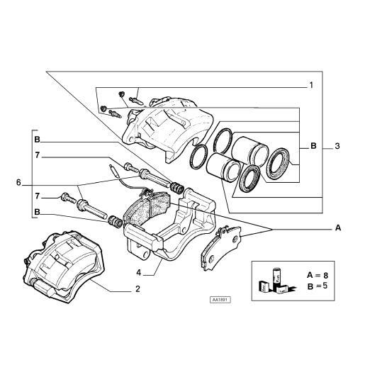 9945807_SET_GARNITURI_ETRIER_FIAT Comercial 