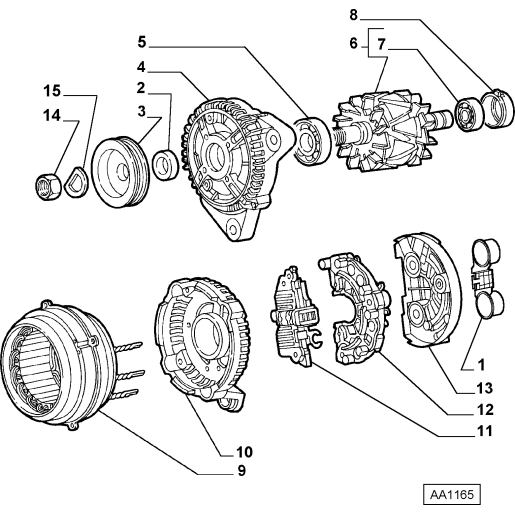 9949580_STATOR_ALTERNATOR_FIAT Comercial 