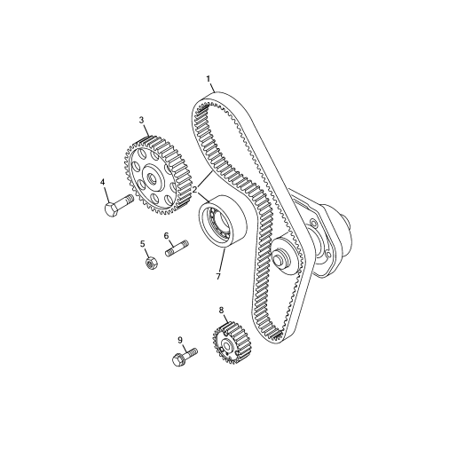K68095271AA_Kit Distributie Jeep Compass 1.4 Benzina