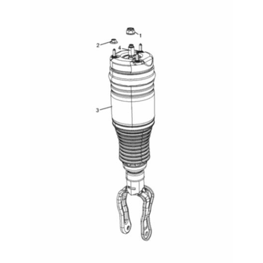 Amortizor fata dreapta Jeep Grand Cherokee - K68253208AE