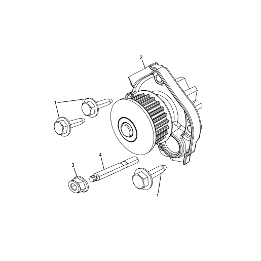 Pompa apa Jeep Compass 1400 cmc, 170 CP Benzina | Cod K68385387AA | Moparstore