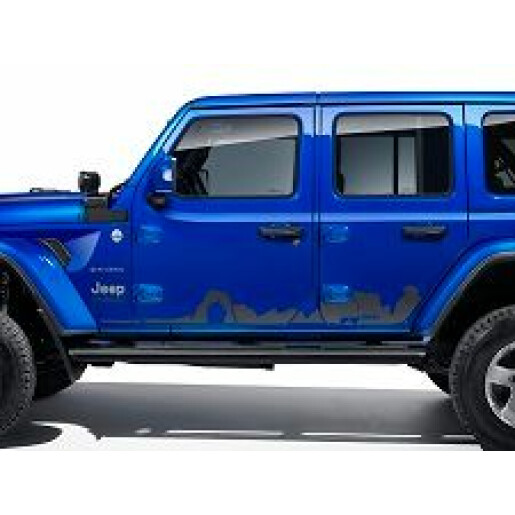 Autocolant Lateral K82215732 Jeep Wrangler 4 Usi - Design Muntii Moab