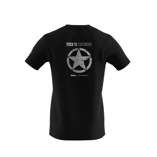 Tricou Jeep "Stick to your wishes" Star XL