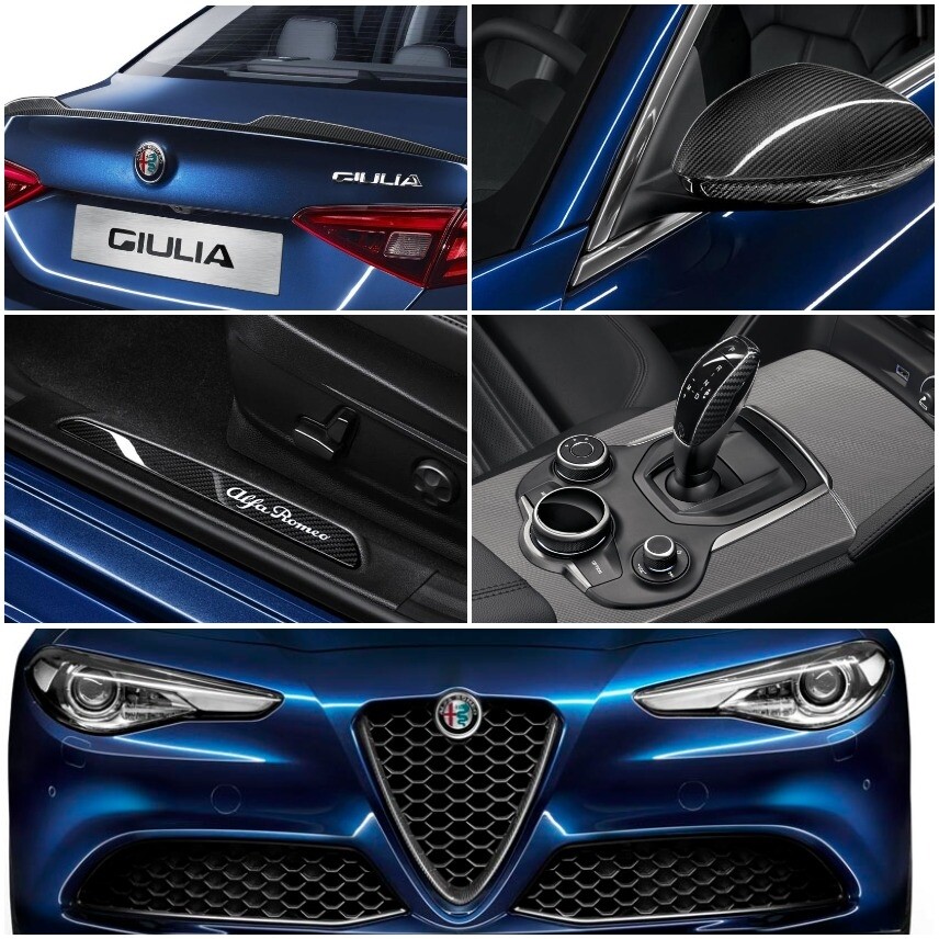 Pachet Carbon accesorii Alfa Romeo Giulia