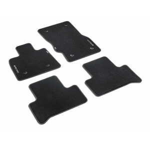 Set covorase premium mocheta Alfa Romeo Stelvio, negre cu margini argintii | Cod 0050903647 | Moparstore