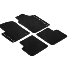 Set covorase mocheta Fiat 500, negre cu logo si steagul Italiei | Cod 0071807945 | Moparstore