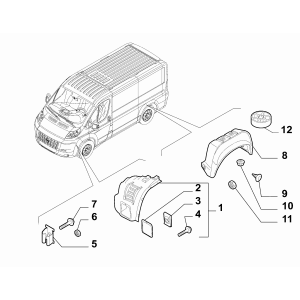 Pasaj roata dreapta fata