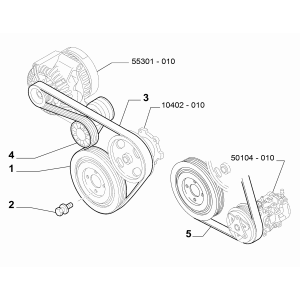 CUREA ACCESORII - ALTERNATOR