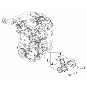 Pompa apa Alfa Romeo Giulia, Stelvio 2000 cmc, 200-280 CP Benzina