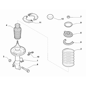 Tampon amortizor fata Alfa Romeo Giulietta 0050520826