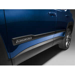 Kit Protectii Laterale 0050928633 Jeep Renegade - Negru cu Logo Renegade