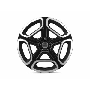 Janta aliaj 19 inch Jeep Renegade, neagra cu spite polisate | Cod 0050928680 | Moparstore