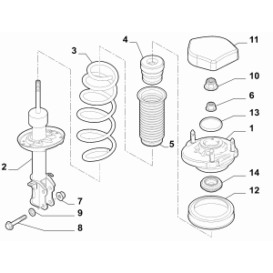 Tampon amortizor fata