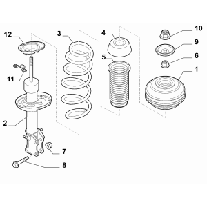 Tampon amortizor fata