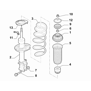 Flansa Amortizor Fata Fiat Tipo 0052120559 Originala Mopar