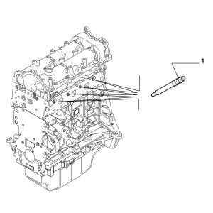 Bujie incandescenta 0055210051 Fiat 1.3 Diesel 75CP