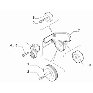 Curea de transmisie originală 0071754366 pentru Alfa Romeo Giulietta 2.0 Diesel 140 CP