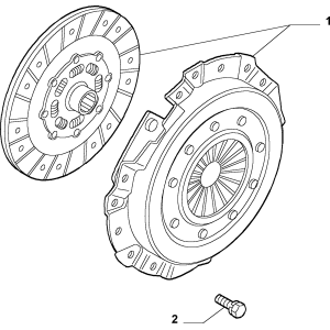 55274384_Kit Ambreiaj Alfa Romeo Giulia | MoparStore - 2.2L Diesel, 210 CP