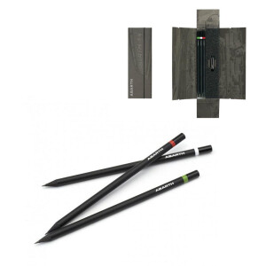 Set 3 creioane Abarth negre cu dungi in culorile Italiei cod 0059230576