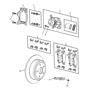 K68003776AA_Placute_frana_spate_Jeep Wrangler