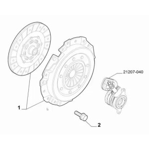 KIT AMBREIAJ FIAT DUCATO 2.3 cod 5802509911