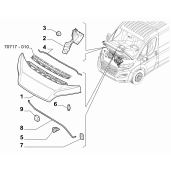 Capotă motor originală 1380670080 pentru Fiat Ducato 2.3 Diesel 130 CP