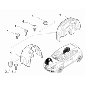 Pasaj roata stanga fata Alfa Romeo Giulietta 1.6 Diesel cod 0050528435