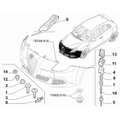 Suport stanga bara fata Alfa Romeo Giulietta 1.6–2.0 Diesel cod 0050513510