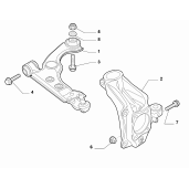 Brat oscilant stanga Alfa Romeo Giulietta 0050521046
