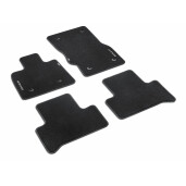 Set covorase premium mocheta Alfa Romeo Stelvio, negre cu margini argintii | Cod 0050903647 | Moparstore