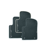 Set covorase mocheta Fiat 500, negre cu logo negru | Cod 0071807943 | Moparstore