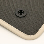 Set covorase mocheta Fiat 500, negre cu logo ivoriu | Cod 0071807944 | Moparstore