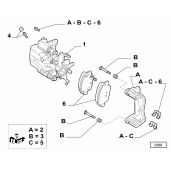 77367717_Placute_frana_spate_FIAT Tipo