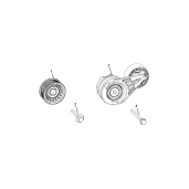 K68382306AA_Rola_ghidaj_curea_distributie_Jeep