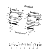 Armatura bara fata Jeep Compass - K68243859AA