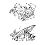 K68002390AA Lamela stergator parbriz stanga/dreapta Jeep