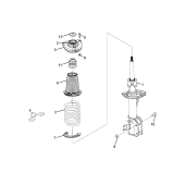 Amortizor fata dreapta Jeep Compass - K68259676AB