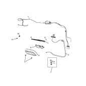 K68362105AA Lamela stergator luneta Jeep Wrangler