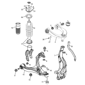 Brat oscilant superior stanga fata Grand Cherokee